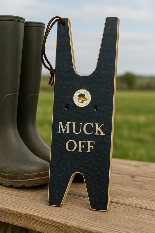 The 'Chester & Cooke' Boot Jack- "Muck Off!"  *LIMITED EDITION*