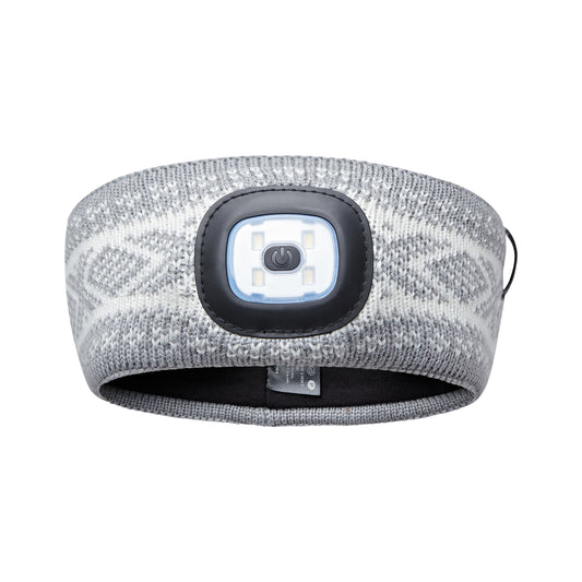 Equi-Light Premium Merino wool Nordic Headband with LED light
